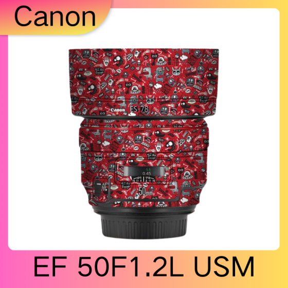 Lentes Canon EF50F1.2L USM  - Pele câmera, adesivo câmera - com alta resistência a arranhões, à prova d'água e com design elegante.